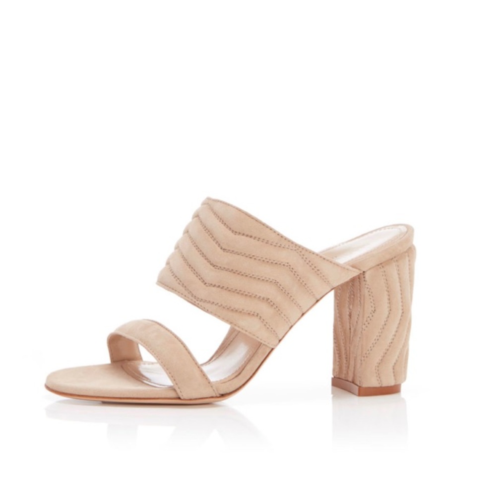Marion Parke Suede Block Heel Slide 38